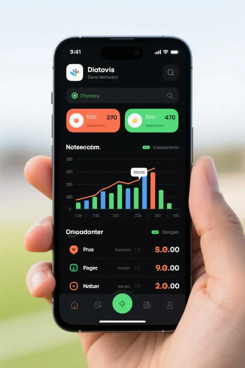 NFL数据预测中心 App 界面展示